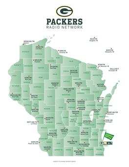 Packers Affiliate Map 2018