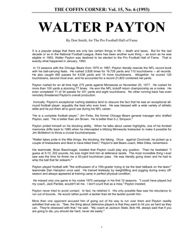 Walter Payton