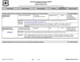 Chippewa National Forest This Report Contains the Best Available Information at the Time of Publication