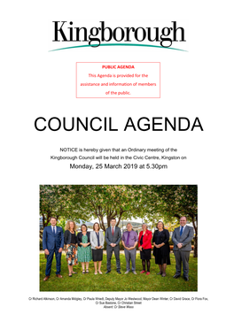 Council Agenda