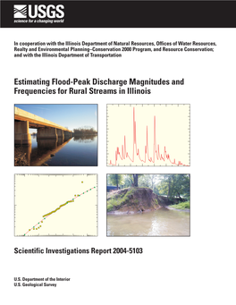 Estimating Flood-Peak Discharge Magnitudes and Frequencies for Rural Streams in Illinois
