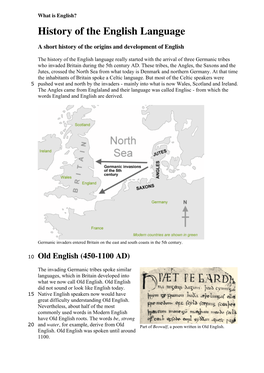 History of the English Language