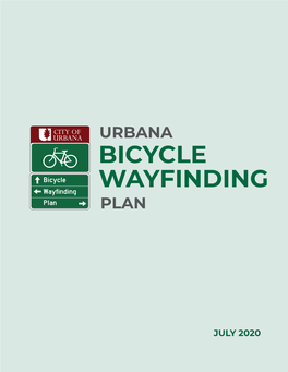 URBANA BICYCLE WAYFINDING PLAN | Introduction