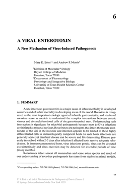 A Viral Enterotoxin