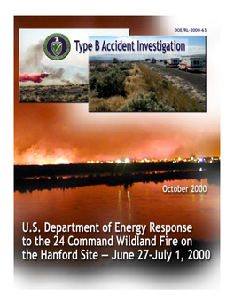 Response to the 24 Command Wildland Fire on the Hanford Site, June 27-July 1, 2000