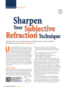 Sharpen Your Subjective Refraction Technique.Pdf
