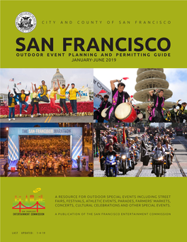 San Francisco Outdoor Event Planning and Permitting Guide January-June 2019
