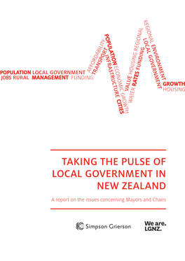 Taking the Pulse of Local Government in New Zealand
