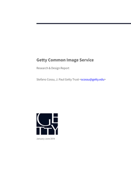 Getty Common Image Service