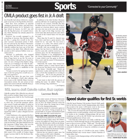 OMLA Product Goes First in Jr. a Draft