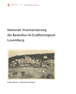 Nationale Inventarisierung Der Baukultur Im Grossherzogtum
