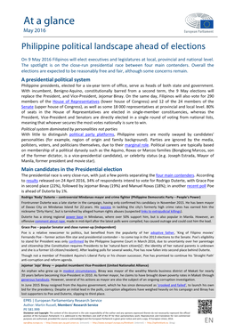 Briefing European Parliamentary Research Service