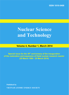 Nuclear Science and Technology