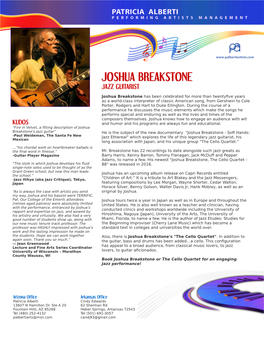 Joshua Breakstone Jazz Guitarist