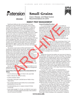 Small Grains