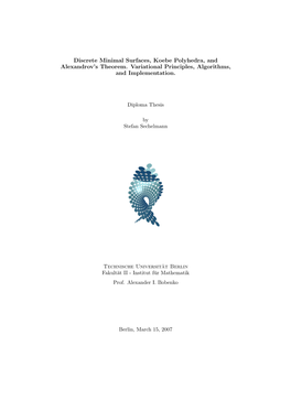 Discrete Minimal Surfaces, Koebe Polyhedra, and Alexandrov's