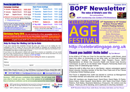 BOPF Newsletter