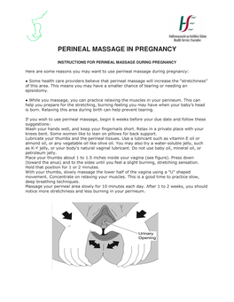 Perineal Massage in Pregnancy
