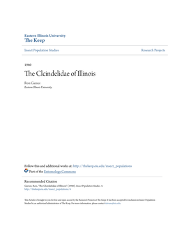 The Clcindelidae of Illinois