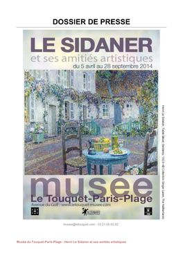 Dossier De Presse Le Sidaner