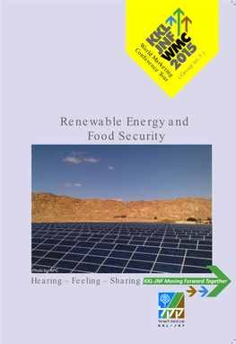 Renewable Energy and Food Security