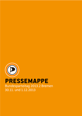 Pressemappe Piratenpartei BPT 13.2