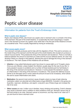 Peptic Ulcer Disease