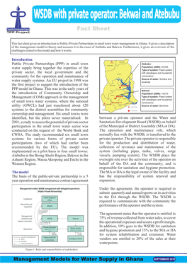 FACT SHEET Bekwai & Atebubu.Cdr