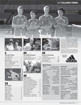 2007 Ucla Men's Tennis