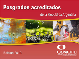 Posgrados Acreditados 2019