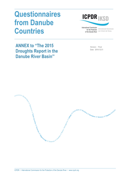 Questionnaires from Danube Countries