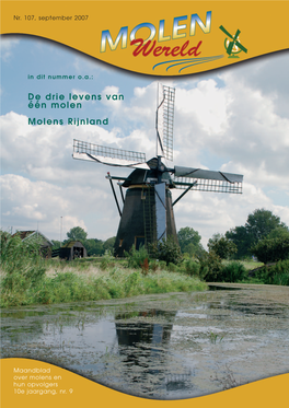 De Drie Levens Van Één Molen Molens Rijnland