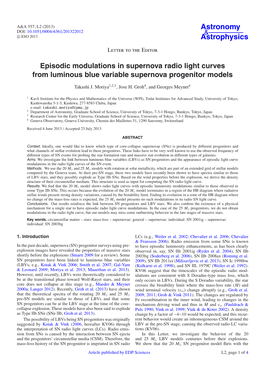 Episodic Modulations in Supernova Radio Light Curves from Luminous Blue Variable Supernova Progenitor Models