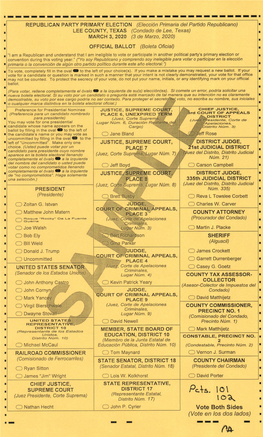 P.Ls. Lo \ (Juez Presidente, Cofte Suprema) ( Re Pre Se Nta Nte Estatal, Distrito Nitm