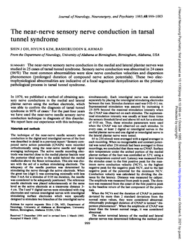 Tunnel Syndrome
