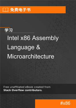 Intel X86 Assembly Language & Microarchitecture