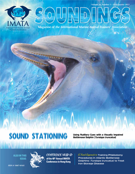 Magazine of the International Marine Animal Trainers' Association