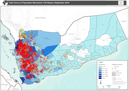 Yemen Saudi Arabia Oman Eritrea Ethiopia Djibouti Task Force on Population Movement 11Th Report, September 2016