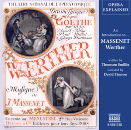 Massenet Booklet