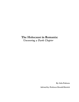 Holocaust in Romania: Uncovering a Dark Chapter