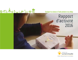 Rapport D'activité 2016