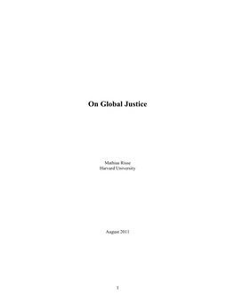 On Global Justice Introduction.Pdf