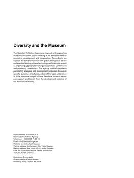 Diversity and the Museum