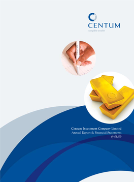 Centum Investment Company Limited Annual Report & Financial