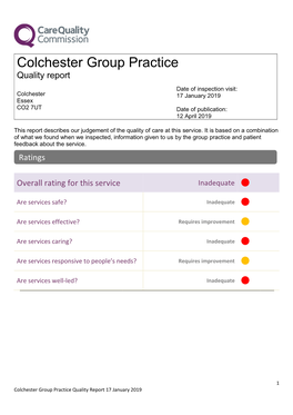 Colchester Group Practice