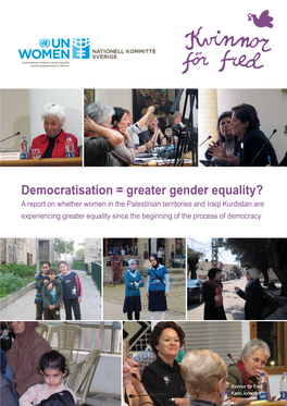 Democratisation = Greater Gender Equality?