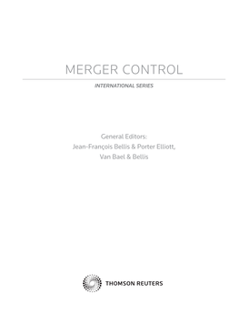 Merger Control