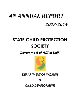 Integrated Child Protection Scheme Annual Report 2013-14