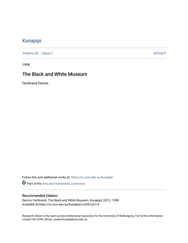 The Black and White Museum