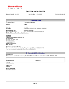 Safety Data Sheet